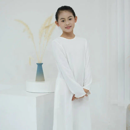 Moyen-Orient Arabe Enfant Fille Abaya Robe Intérieure Sous-Vêtement