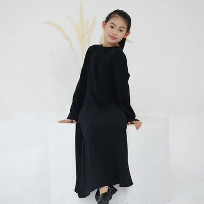 Moyen-Orient Arabe Enfant Fille Abaya Robe Intérieure Sous-Vêtement