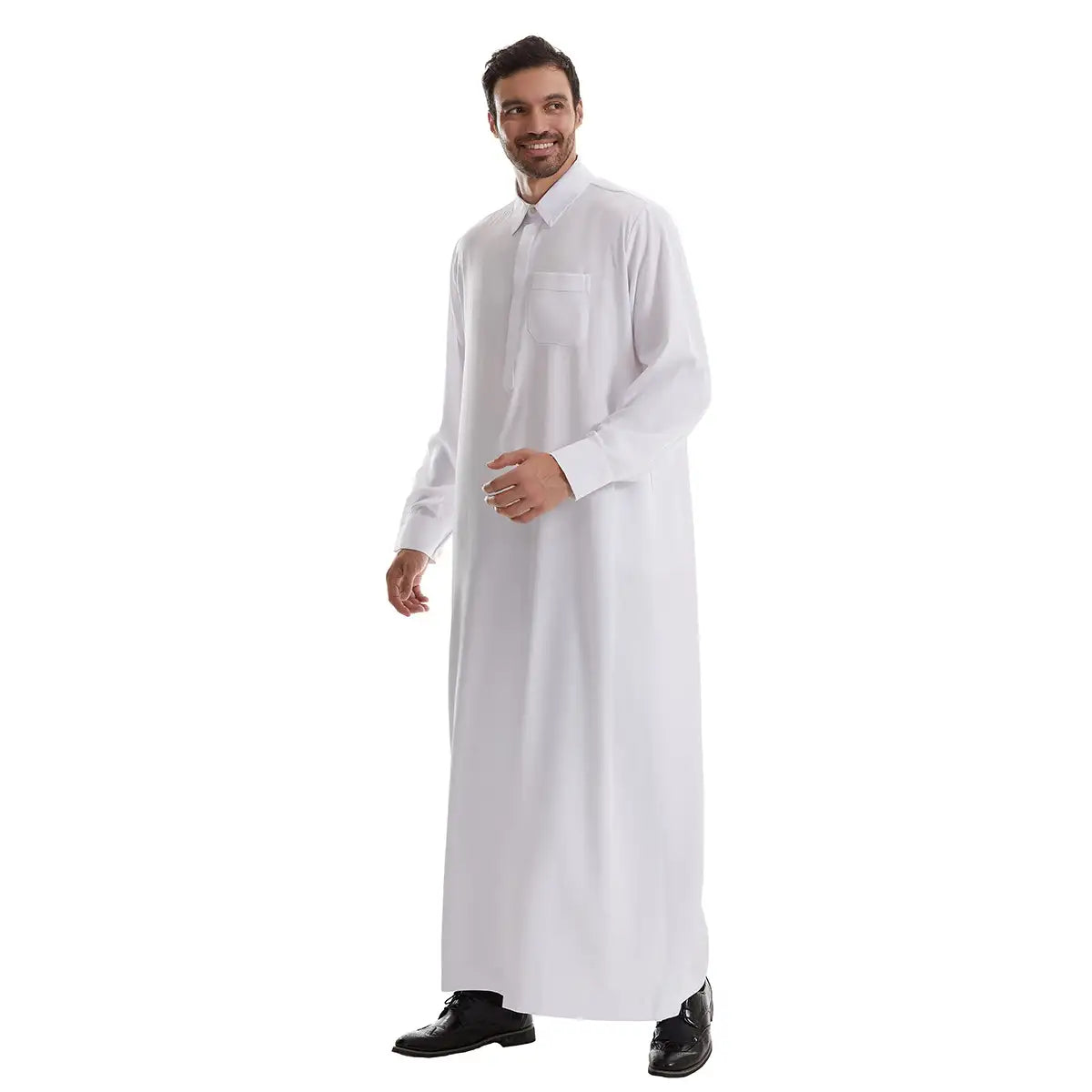 Col montant Emirati Kandura Hommes Jubba Thobe Thawb