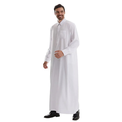 Col montant Emirati Kandura Hommes Jubba Thobe Thawb