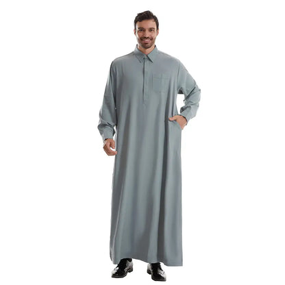 Col montant Emirati Kandura Hommes Jubba Thobe Thawb
