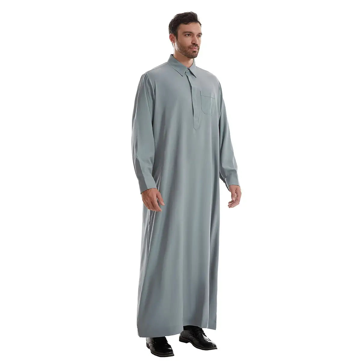 Col montant Emirati Kandura Hommes Jubba Thobe Thawb