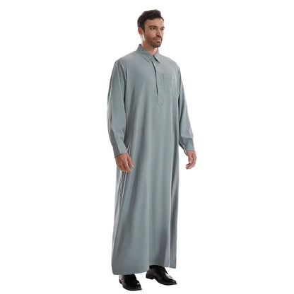 Col montant Emirati Kandura Hommes Jubba Thobe Thawb