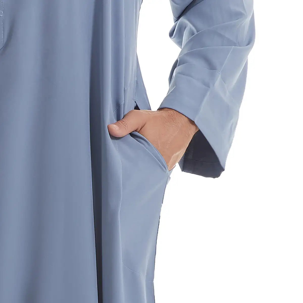 Thobe Thawb pour homme arabe du Moyen-Orient avec poche