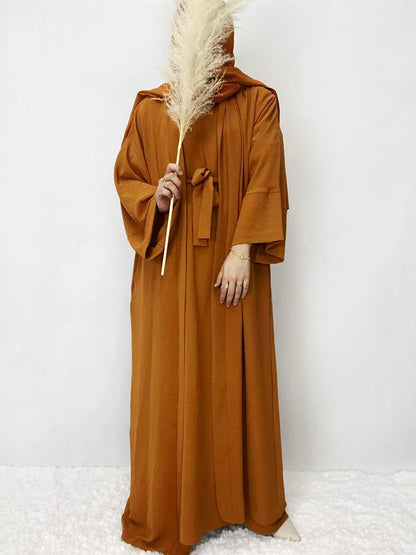 Ensemble 2 pièces Abaya pour femmes arabes, 12 couleurs au choix, sans abaya ni robe intérieure