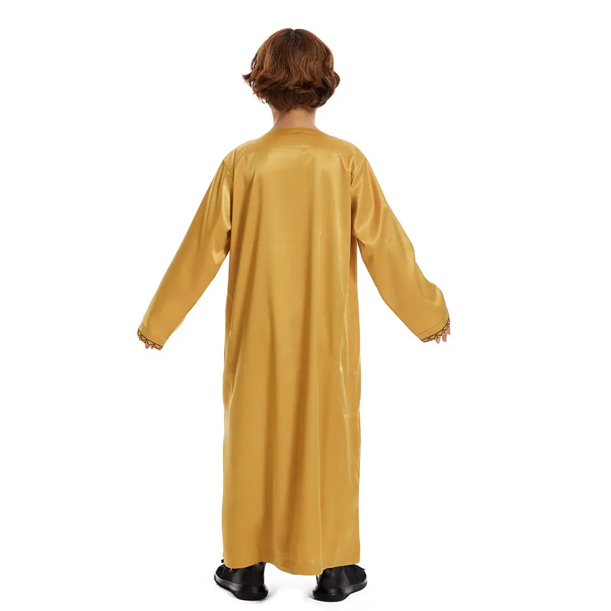 Thobe Thawb pour garçon arabe du Moyen-Orient à pompons