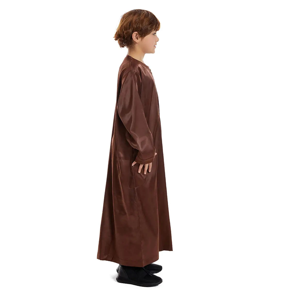 Vêtements pour enfants arabes du Moyen-Orient, Thobe Thawb pour garçon arabe
