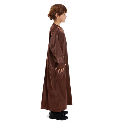 Vêtements pour enfants arabes du Moyen-Orient, Thobe Thawb pour garçon arabe
