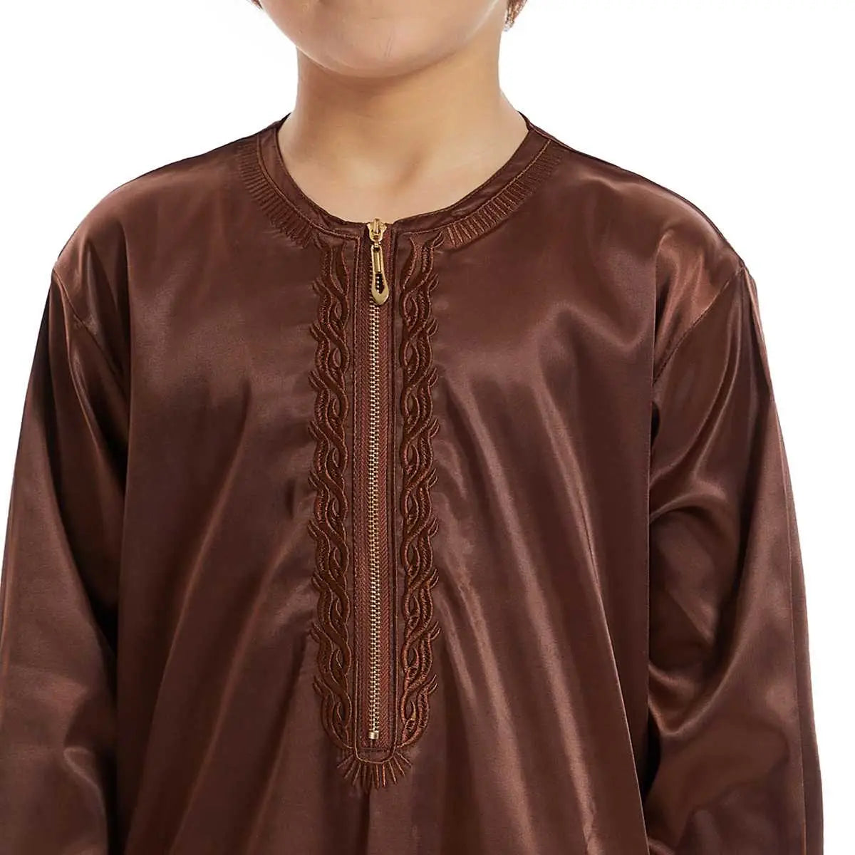 Vêtements pour enfants arabes du Moyen-Orient, Thobe Thawb pour garçon arabe