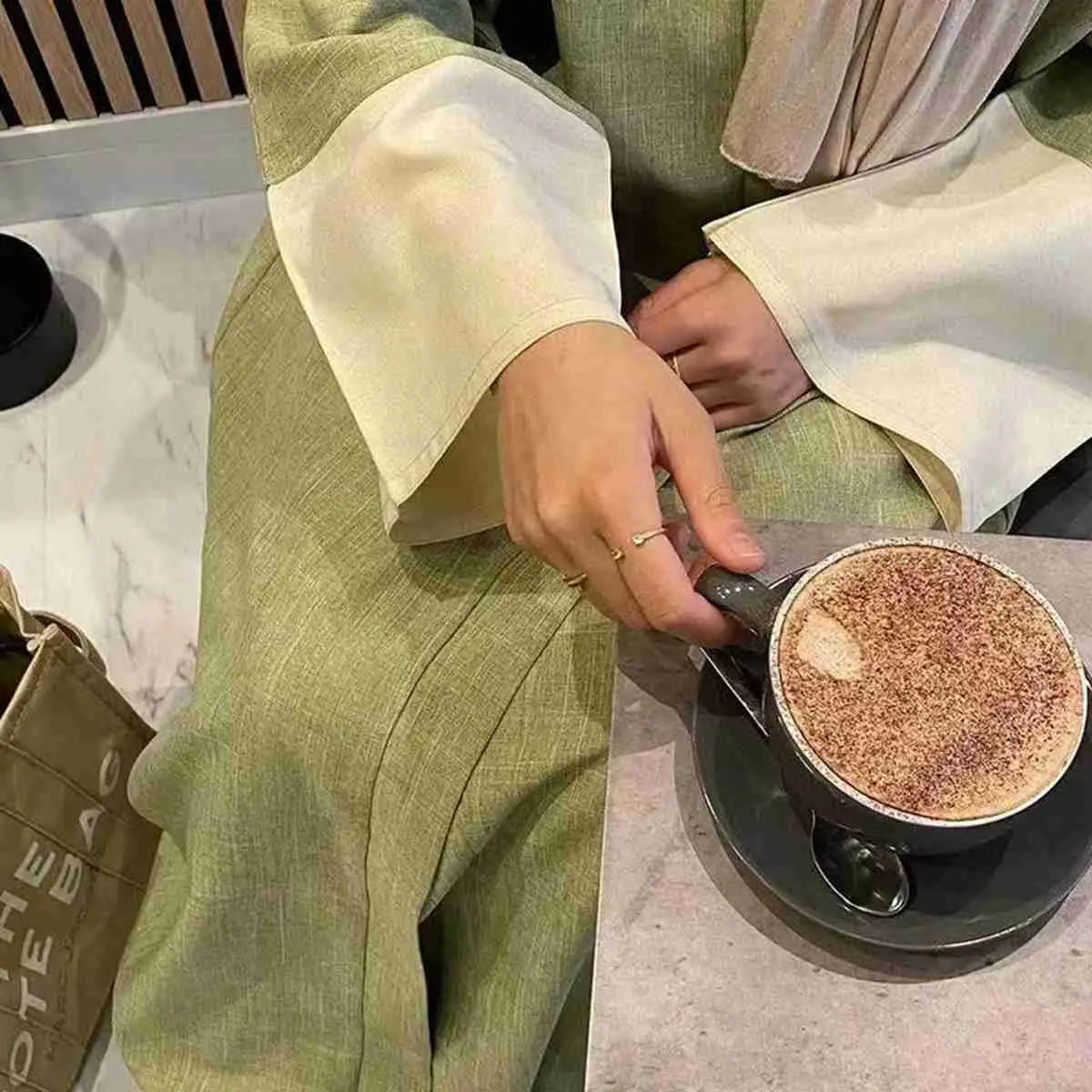 Robe Abaya ouverte cardigan #24744