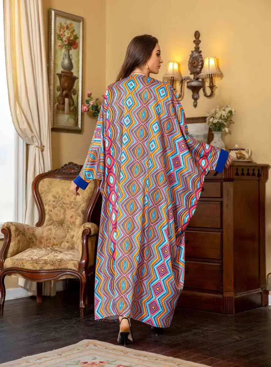 Robe Eid manches chauve-souris Hotfix strass Farasha Caftan Kaftan robe Jalabiya