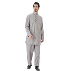 2 Pieces Set Muslim Arab Men Clothing Tops And Pants Suit Set #26T850