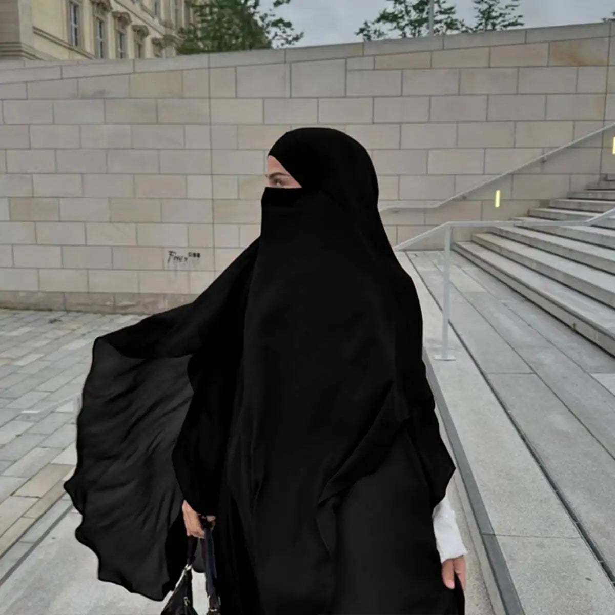 Long Niqab avec Hijab Khimar