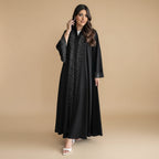 Muslim Women Hotfix Rhinestones Cardigan Open Abaya Dress #25251