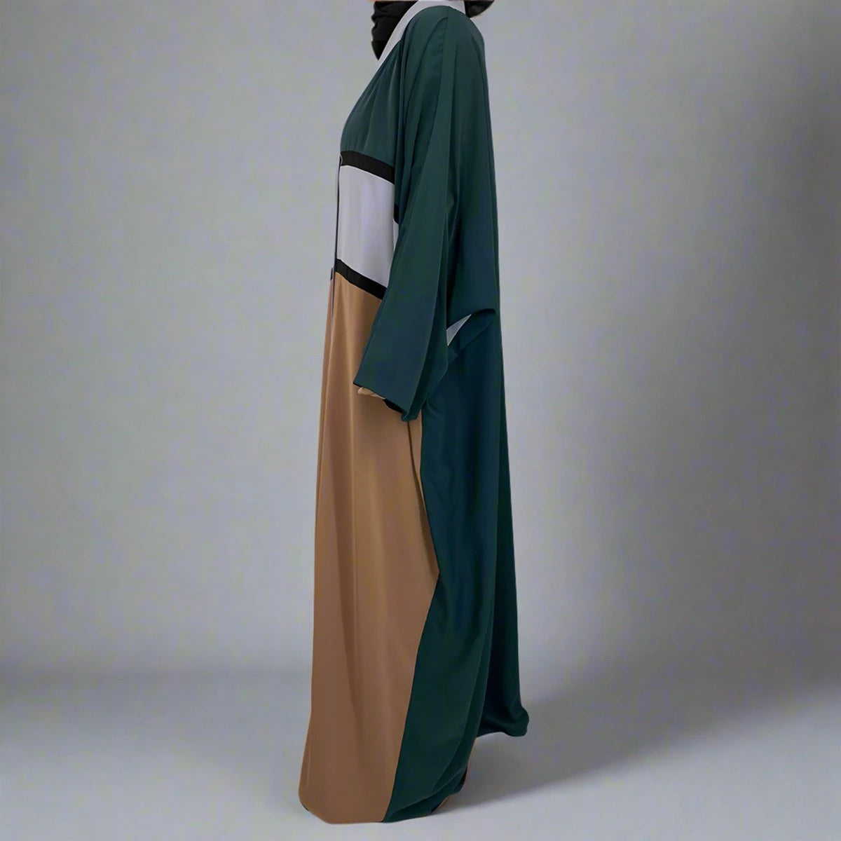 Robe Abaya ouverte Cadigan Mode Modest #251459