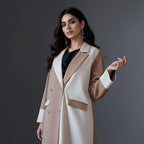 Robe Abaya ouverte à col sur mesure #25177