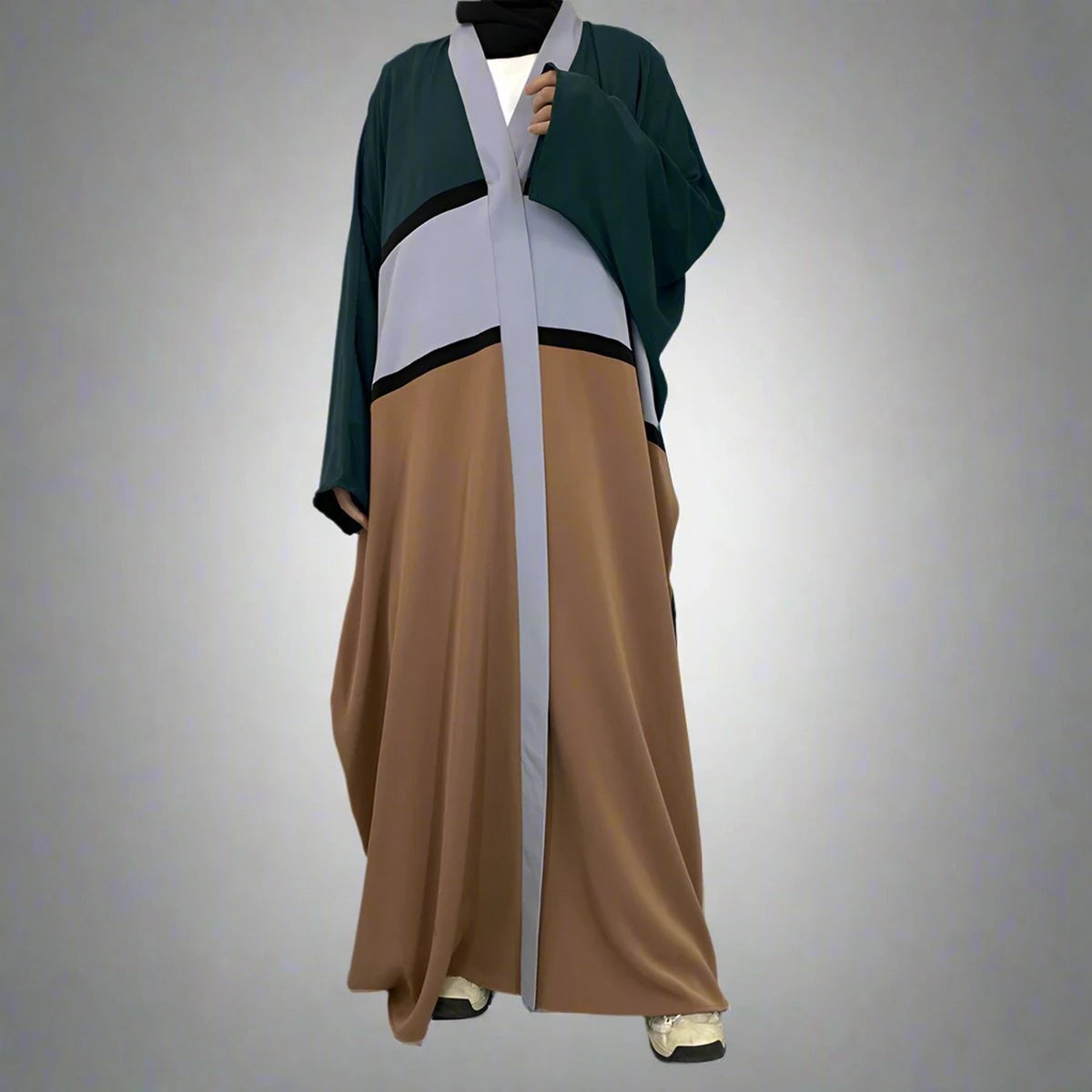 Robe Abaya ouverte Cadigan Mode Modest #251459