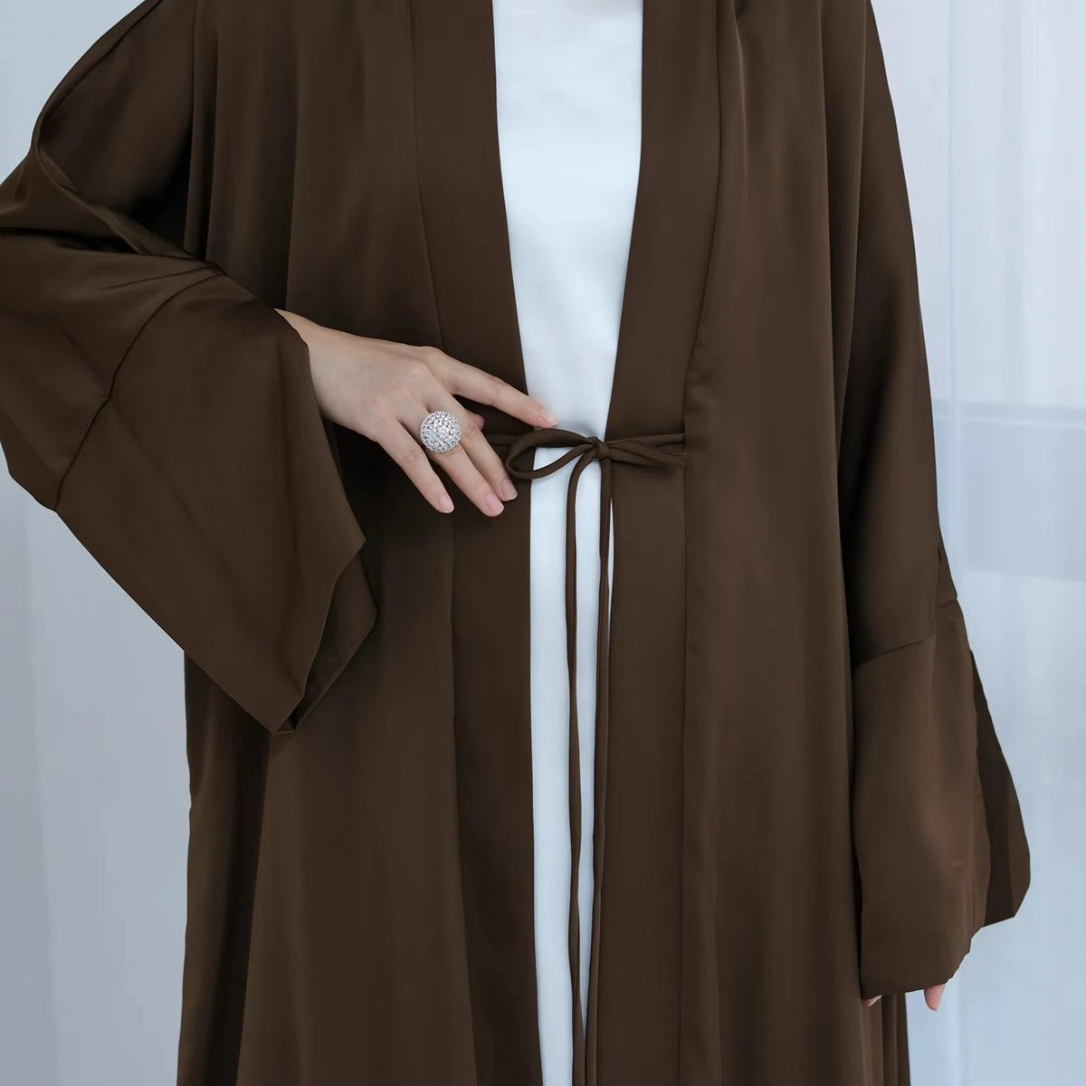 Robe Abaya ouverte Nida Cardigan #24863