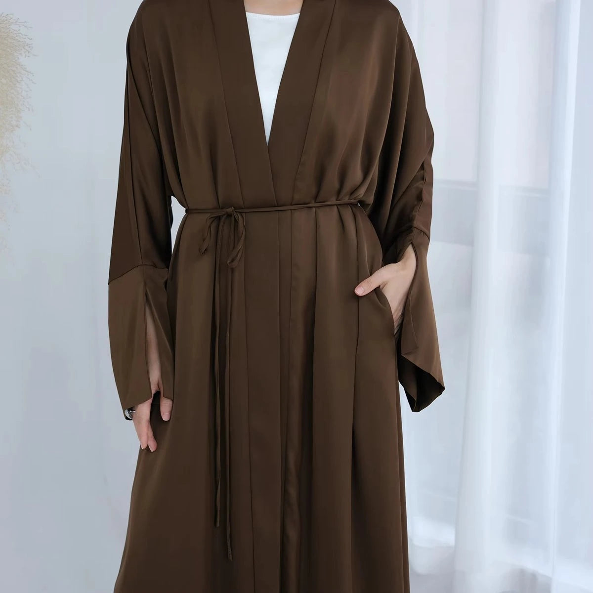 Robe Abaya ouverte Nida Cardigan #24863