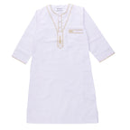 Thobe Thawb brodé arabe pour garçon musulman