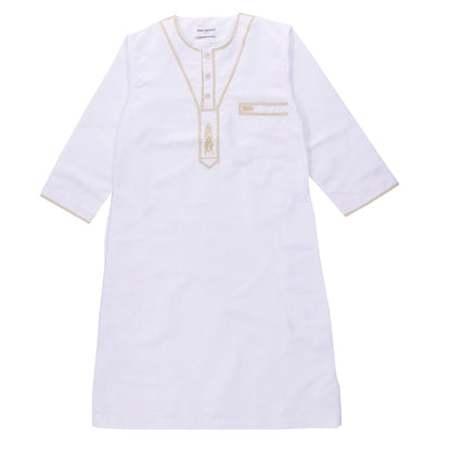 Thobe Thawb brodé arabe pour garçon musulman