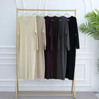 Winter Fall Heavy Thick Knitted Abaya Dress #25W011