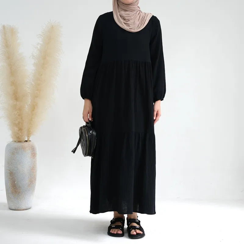 Robe Abaya d'hiver et d'automne pour femmes musulmanes
