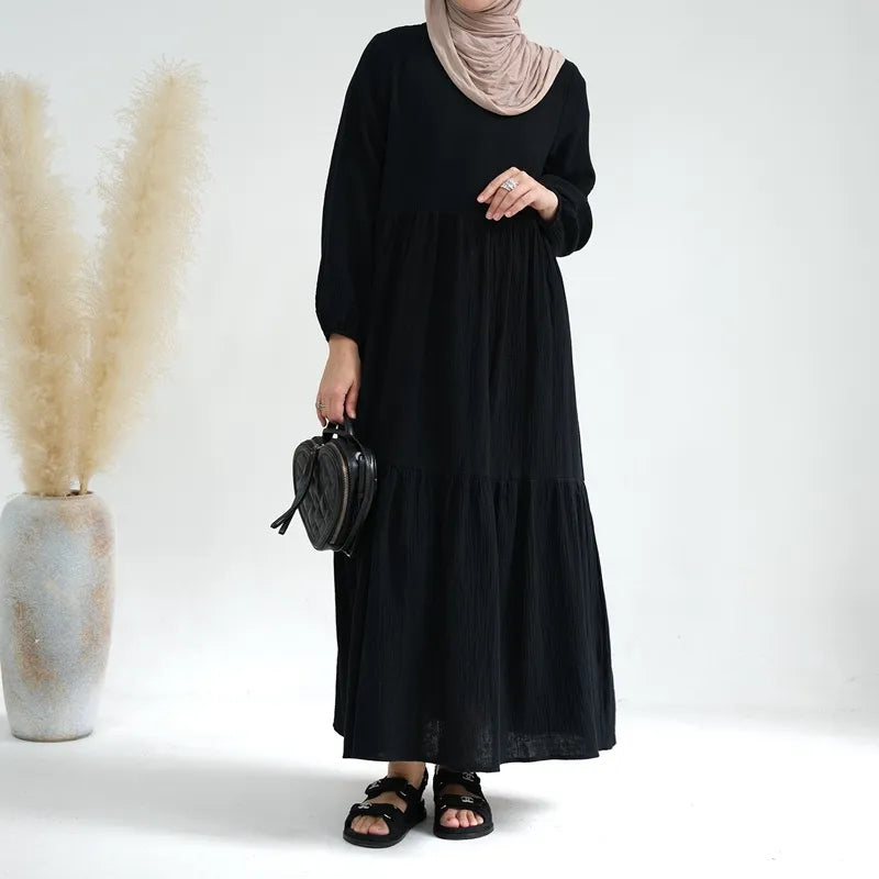 Robe Abaya d'hiver et d'automne pour femmes musulmanes