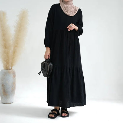 Robe Abaya d'hiver et d'automne pour femmes musulmanes