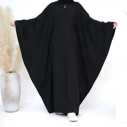 Robe Abaya Farasha à manches chauve-souris pour femmes musulmanes