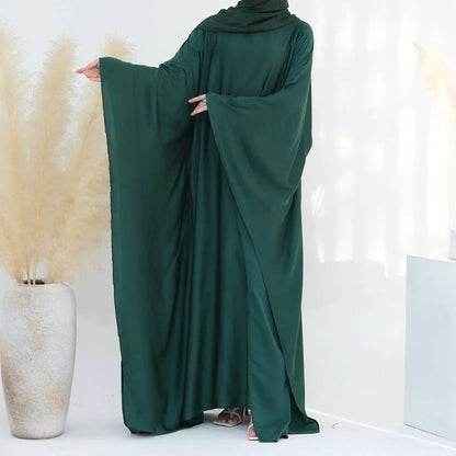 Robe Abaya Farasha à manches chauve-souris pour femmes musulmanes