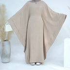 Robe Abaya Farasha à manches chauve-souris pour femmes musulmanes