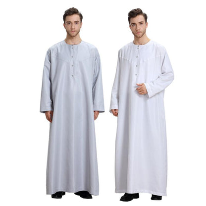 Vêtements arabes musulmans du Moyen-Orient pour hommes, Islam, Dubaï, Thobe islamique