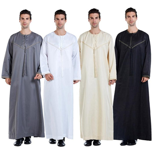 Hommes arabes du Moyen-Orient Jubba Thawb Thobe