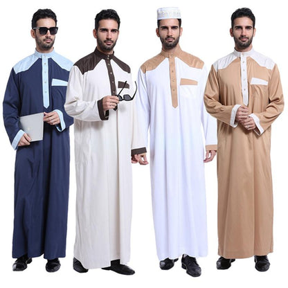 Vêtements arabes du Moyen-Orient, thobe marocain pour hommes