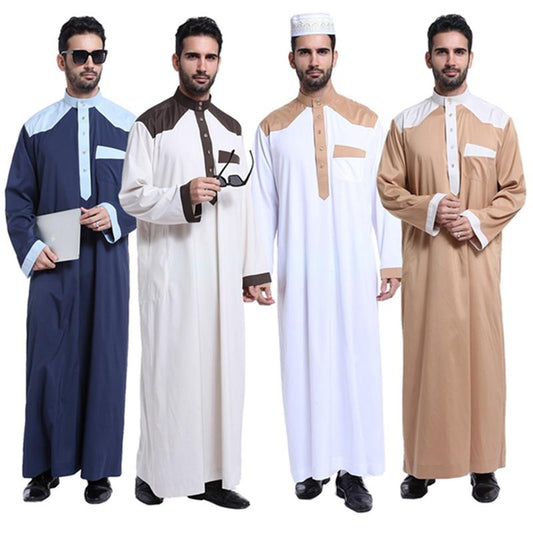 Vêtements arabes du Moyen-Orient, thobe marocain pour hommes