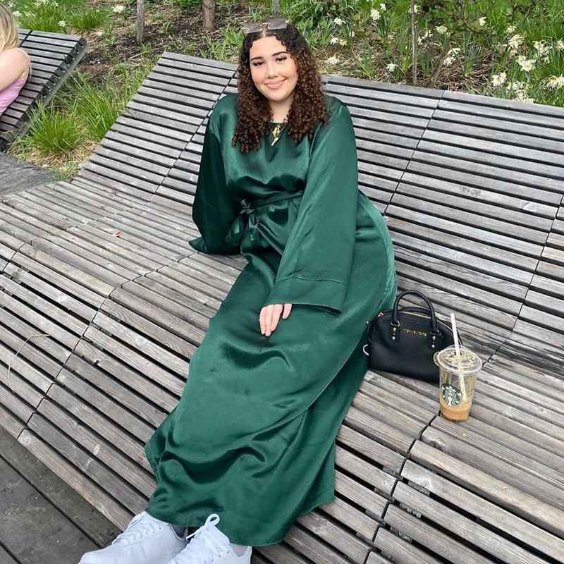 Robe Abaya en satin pour femmes musulmanes, 13 couleurs unies, style turc, Moyen-Orient