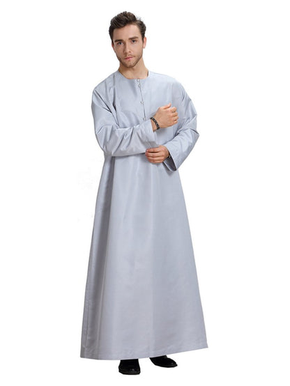Vêtements arabes musulmans du Moyen-Orient pour hommes, Islam, Dubaï, Thobe islamique
