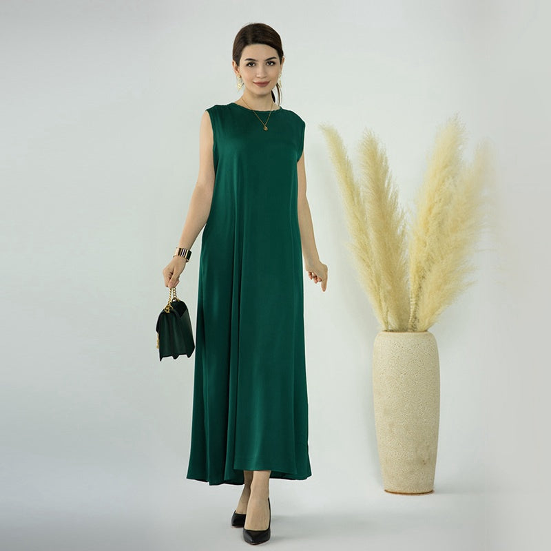 Sous-robe sans manches pour femmes musulmanes