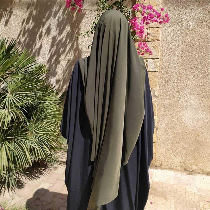 Long khimar pour femmes musulmanes