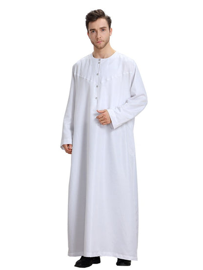 Vêtements arabes musulmans du Moyen-Orient pour hommes, Islam, Dubaï, Thobe islamique