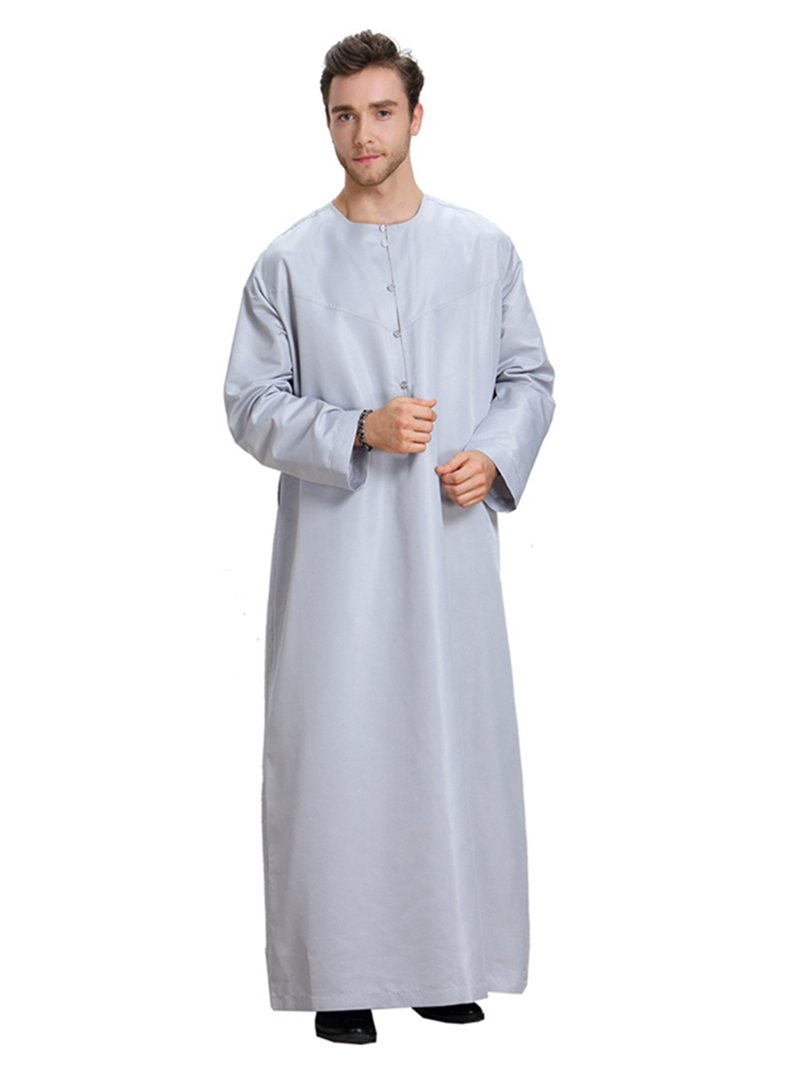 Vêtements arabes musulmans du Moyen-Orient pour hommes, Islam, Dubaï, Thobe islamique