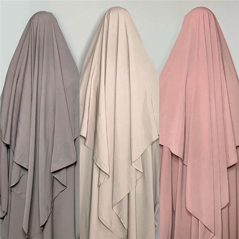Long khimar pour femmes musulmanes