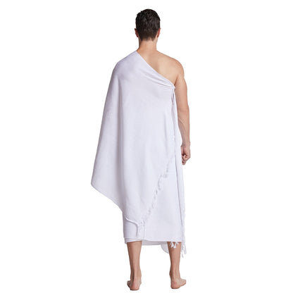 2 pièces hommes Hajj Umrah Ihram vêtements Ehram Ahram, serviettes Ihram