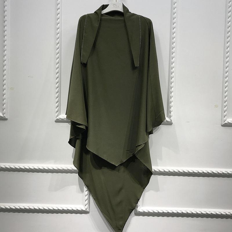 Muslim Women Long Khimar Overhead
