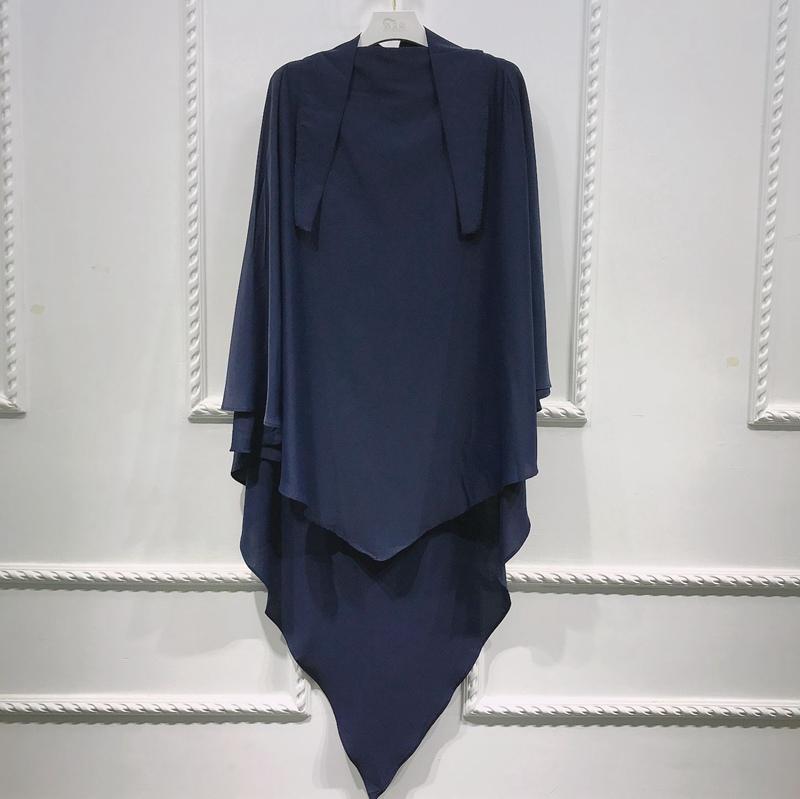 Long khimar pour femmes musulmanes