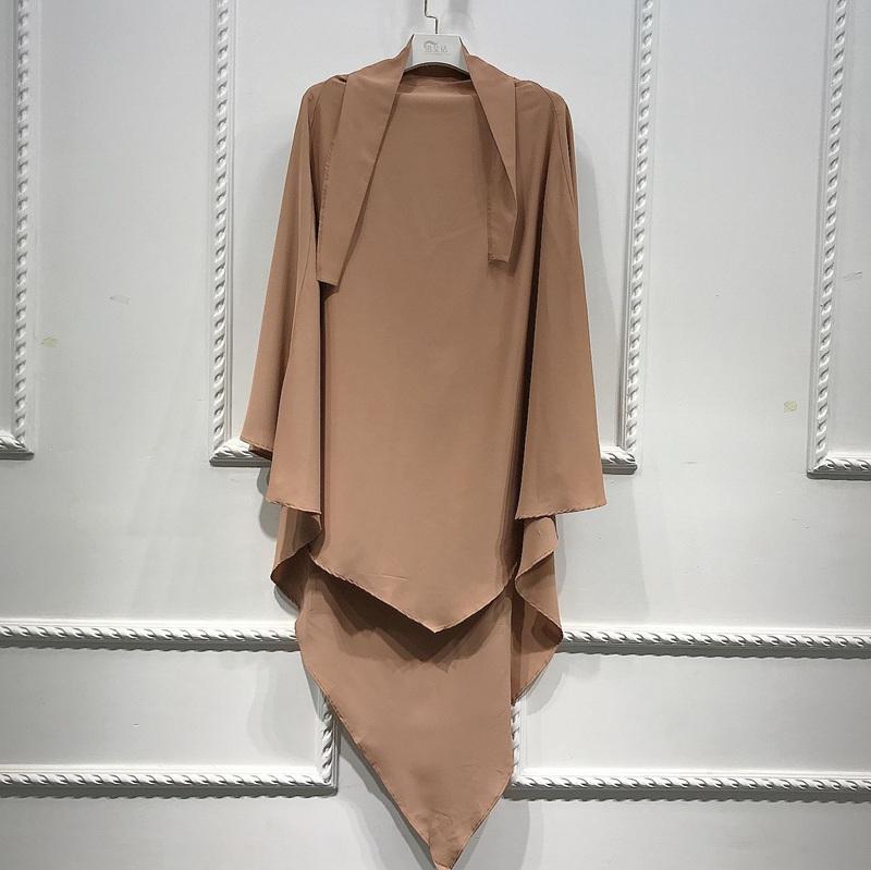 Muslim Women Long Khimar Overhead