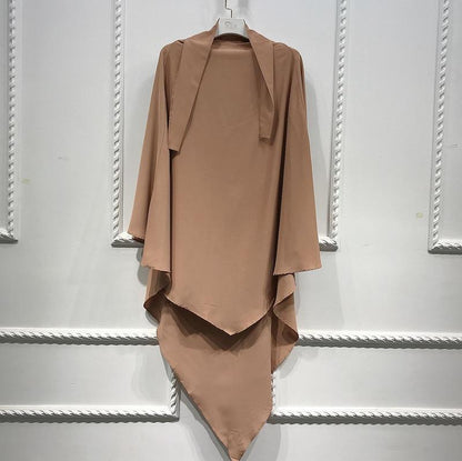 Muslim Women Long Khimar Overhead