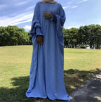 Ensemble 2 pièces Jilbab Robe de prière avec deux couches Khimar pour femmes arabes