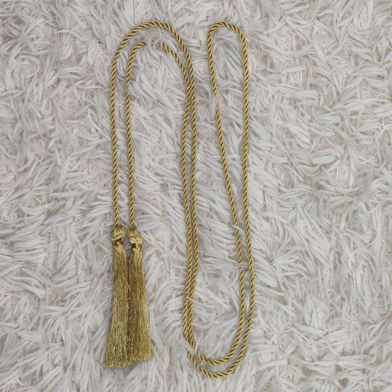 Ceinture à pompons pour vêtements musulmans, abaya et caftan